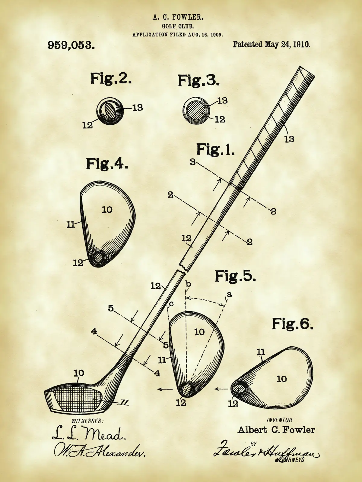 Golf Club Patent